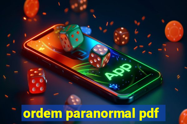 ordem paranormal pdf